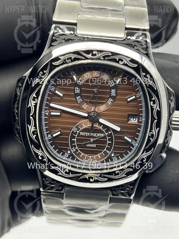 Товар Patek Philippe Nautilus 44mm Engraved Art 9094 Фото 3 - Patek Philippe Nautilus 44mm Engraved Art 9094