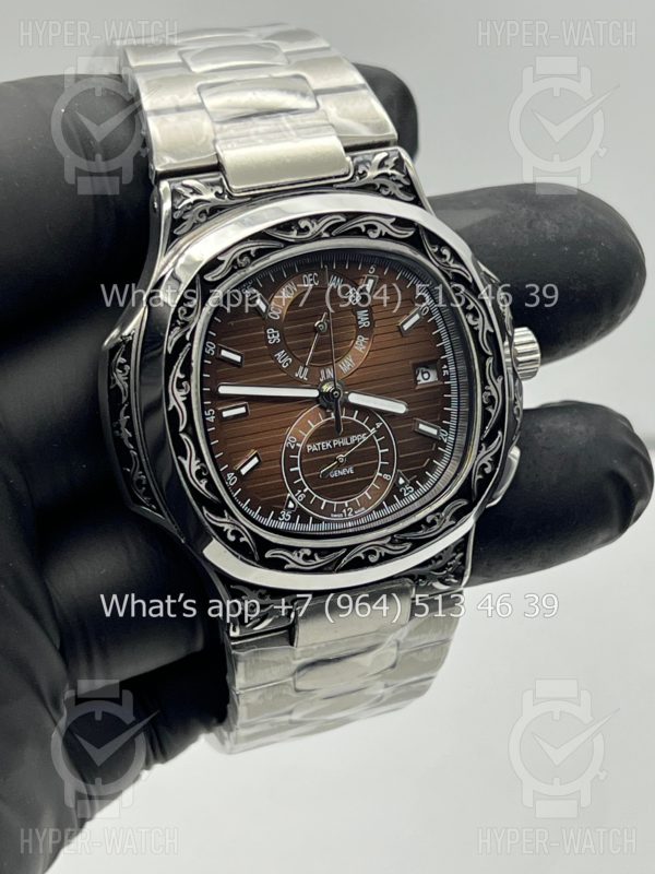 Товар Patek Philippe Nautilus 44mm Engraved Art 9094 Фото 5 - Patek Philippe Nautilus 44mm Engraved Art 9094