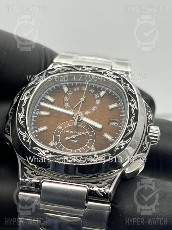 Товар Patek Philippe Nautilus 44mm Engraved Art 9094 Фото 7 - Patek Philippe Nautilus 44mm Engraved Art 9094