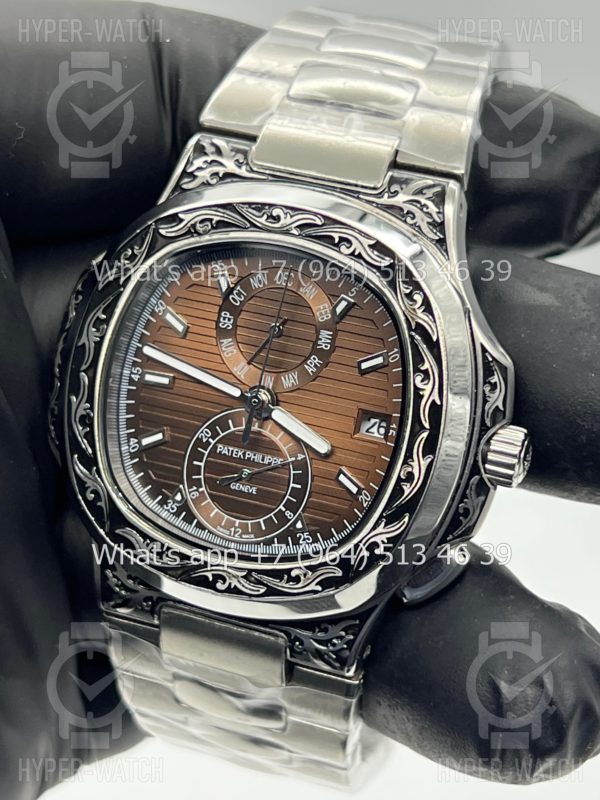 Товар Patek Philippe Nautilus 44mm Engraved Art 9094 Фото 9 - Patek Philippe Nautilus 44mm Engraved Art 9094