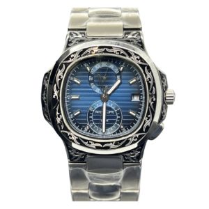 Фото 46 - Patek Philippe Nautilus 44mm Engraved Art 9095