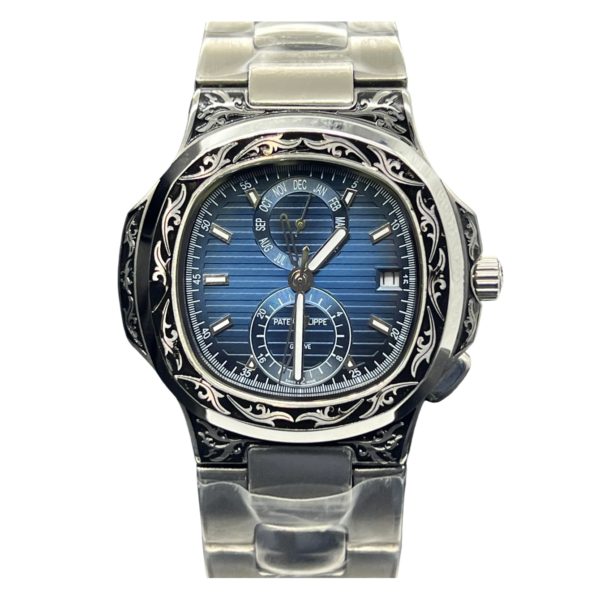 Товар Patek Philippe Nautilus 44mm Engraved Art 9095 Фото 1 - Patek Philippe Nautilus 44mm Engraved Art 9095