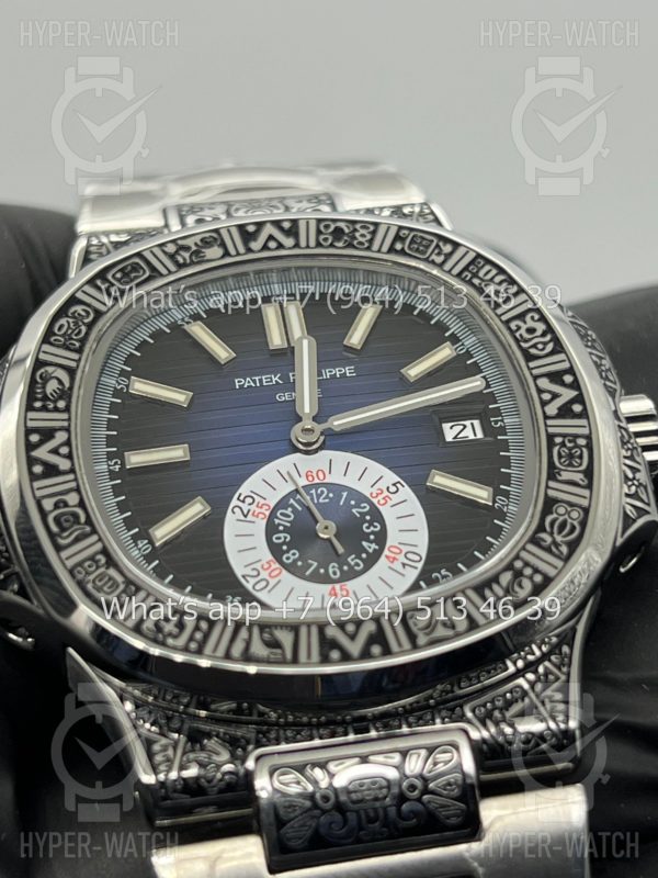 Фото 7 - Patek Philippe Nautilus 44mm Engraved Art 9103