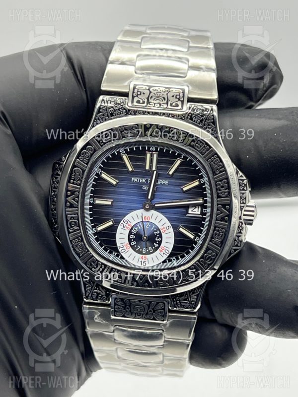 Фото 8 - Patek Philippe Nautilus 44mm Engraved Art 9103