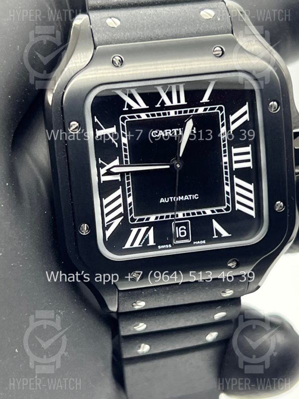 Фото 7 - Cartier Santos De Cartier 40mm WSSA0039 Black