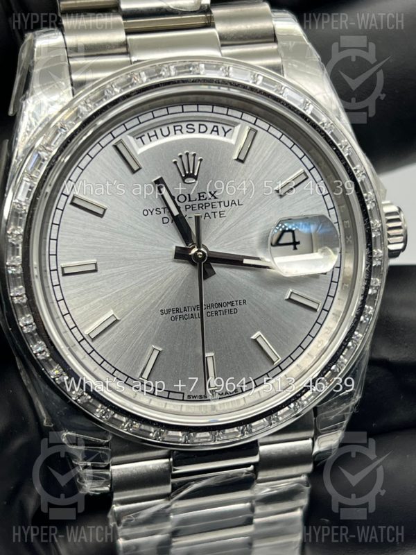 Товар Rolex Day-Date 40mm 228396tbr Silver Фото 4 - Rolex Day-Date 40mm 228396tbr Silver
