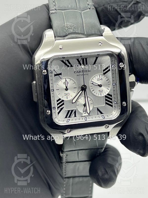 Фото 10 - Cartier Santos de Cartier 43mm Art 8988