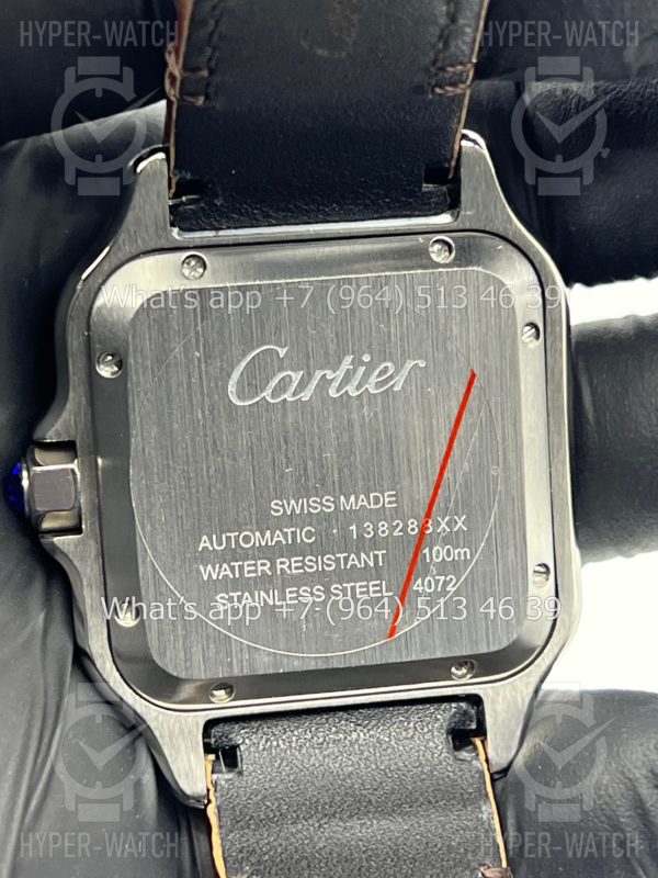 Фото 20 - Cartier Santos De Cartier 40mm Dual Time Art 9001
