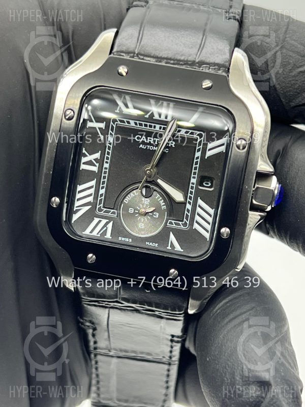 Товар Cartier Santos De Cartier 40mm Dual Time Art 9002 Фото 2 - Cartier Santos De Cartier 40mm Dual Time Art 9002