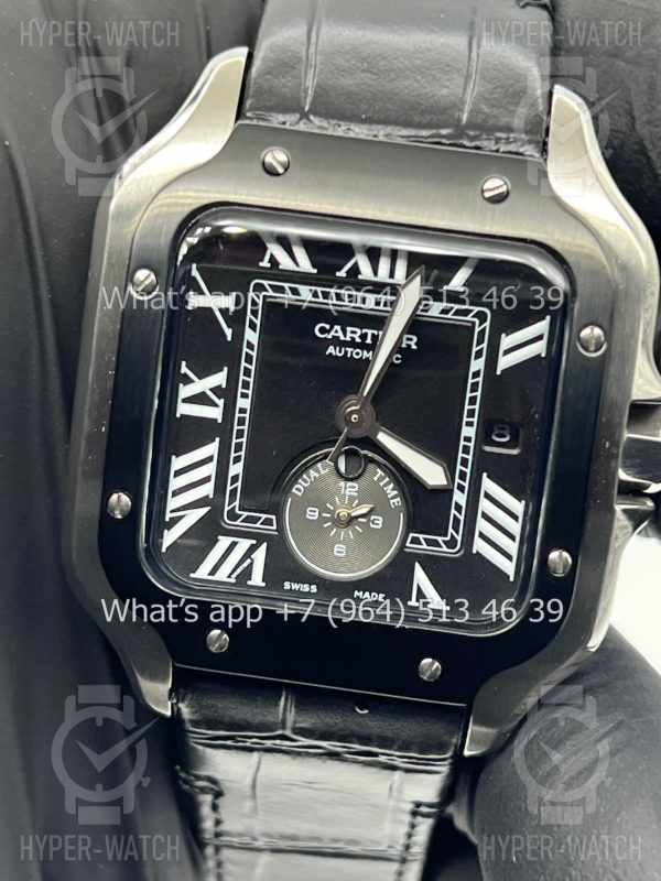 Товар Cartier Santos De Cartier 40mm Dual Time Art 9002 Фото 3 - Cartier Santos De Cartier 40mm Dual Time Art 9002