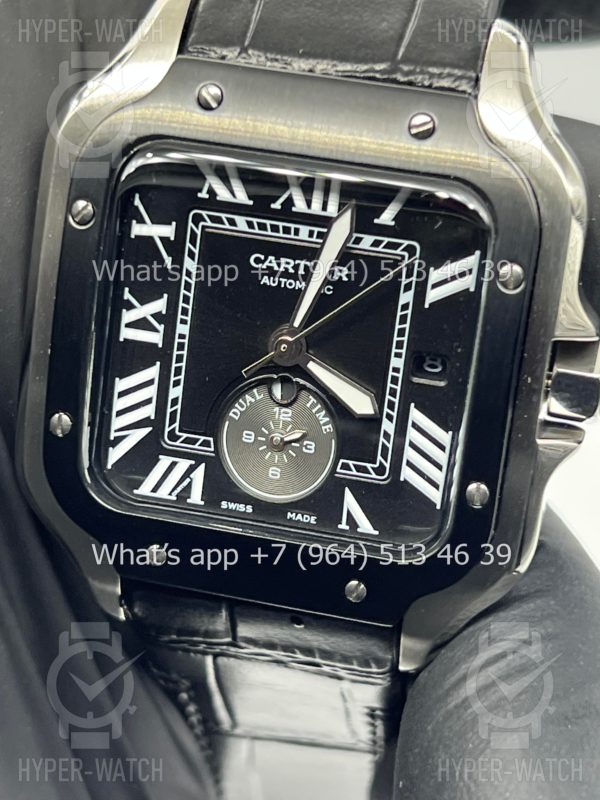 Товар Cartier Santos De Cartier 40mm Dual Time Art 9002 Фото 6 - Cartier Santos De Cartier 40mm Dual Time Art 9002