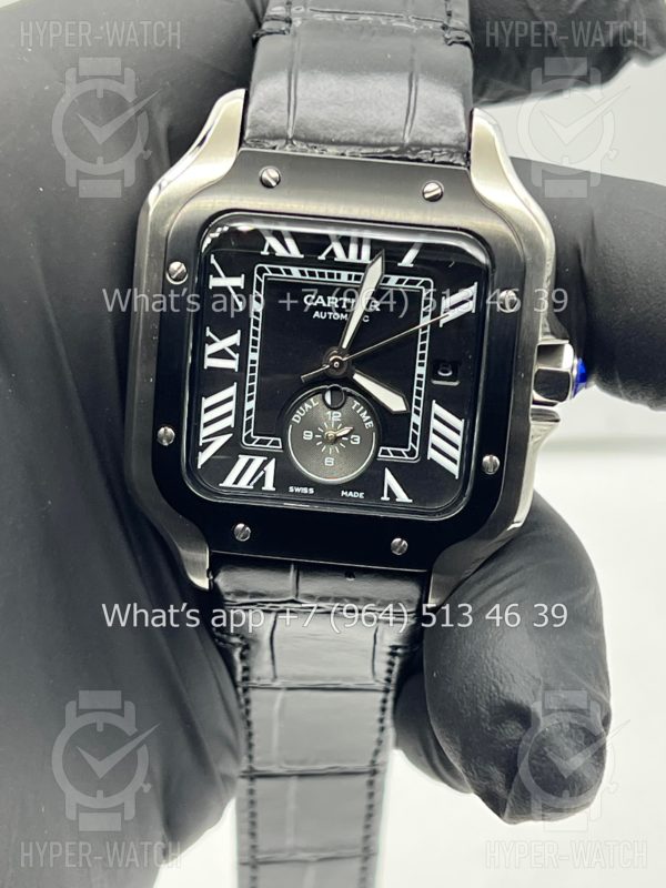 Товар Cartier Santos De Cartier 40mm Dual Time Art 9002 Фото 7 - Cartier Santos De Cartier 40mm Dual Time Art 9002