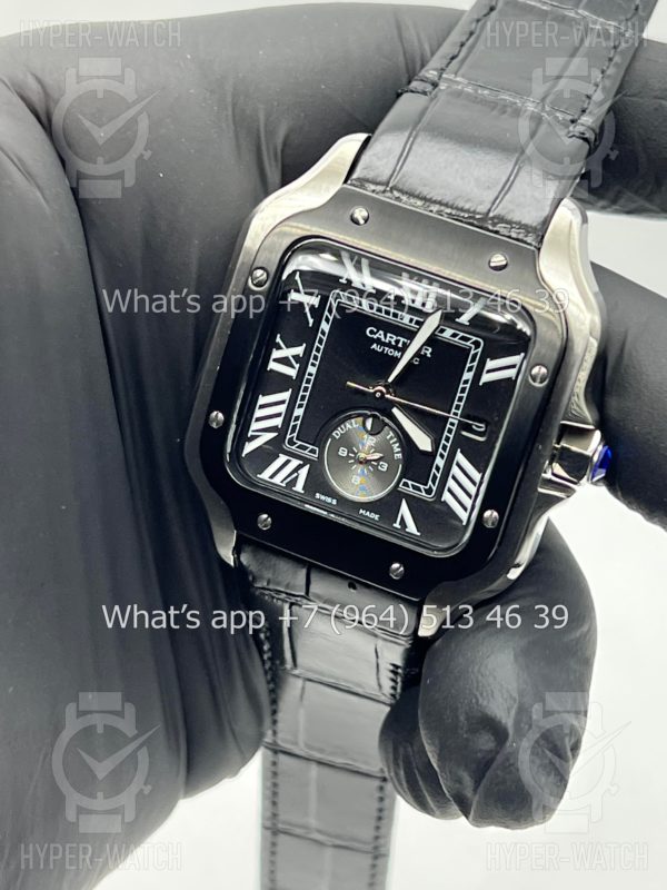 Товар Cartier Santos De Cartier 40mm Dual Time Art 9002 Фото 10 - Cartier Santos De Cartier 40mm Dual Time Art 9002