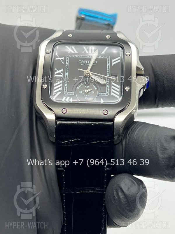 Товар Cartier Santos De Cartier 40mm Dual Time Art 9002 Фото 11 - Cartier Santos De Cartier 40mm Dual Time Art 9002
