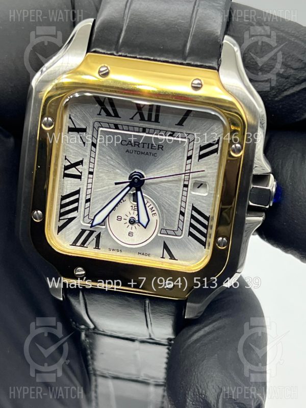 Товар Cartier Santos De Cartier 40mm Dual Time Art 9003 Фото 2 - Cartier Santos De Cartier 40mm Dual Time Art 9003