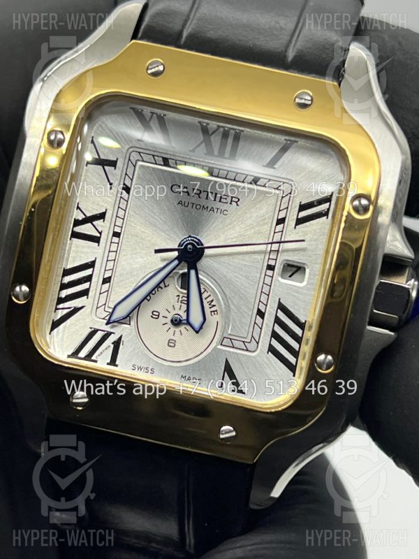 Товар Cartier Santos De Cartier 40mm Dual Time Art 9003 Фото 9 - Cartier Santos De Cartier 40mm Dual Time Art 9003