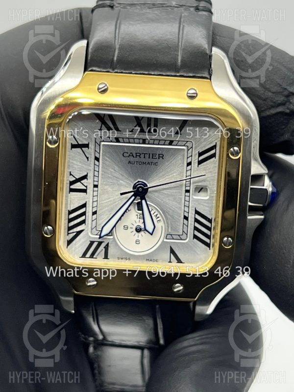 Товар Cartier Santos De Cartier 40mm Dual Time Art 9003 Фото 10 - Cartier Santos De Cartier 40mm Dual Time Art 9003
