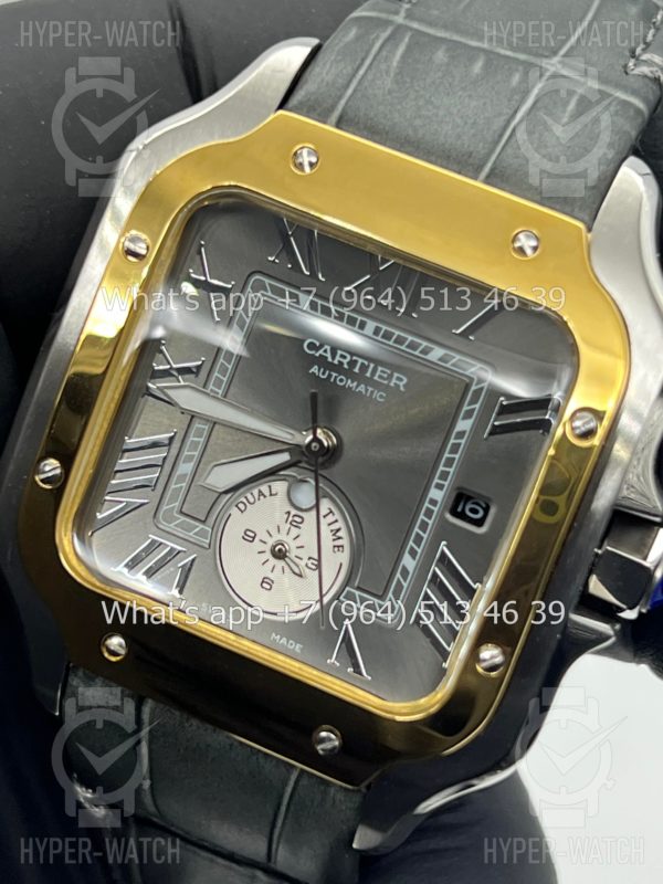 Товар Cartier Santos De Cartier 40mm Dual Time Art 8997 Фото 7 - Cartier Santos De Cartier 40mm Dual Time Art 8997