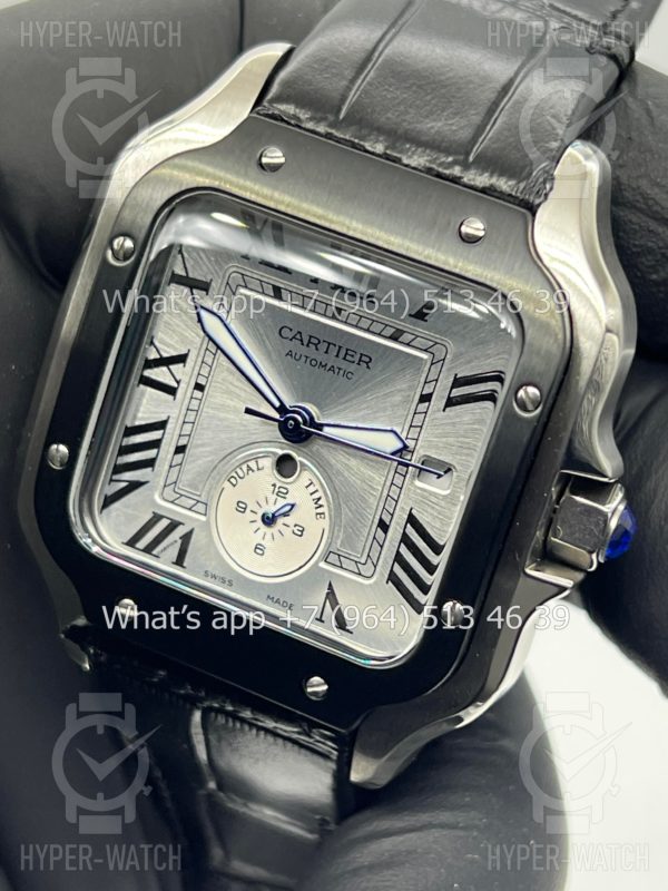 Товар Cartier Santos De Cartier 40mm Dual Time Art 8998 Фото 3 - Cartier Santos De Cartier 40mm Dual Time Art 8998