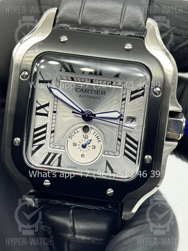 Товар Cartier Santos De Cartier 40mm Dual Time Art 8998 Фото 4 - Cartier Santos De Cartier 40mm Dual Time Art 8998