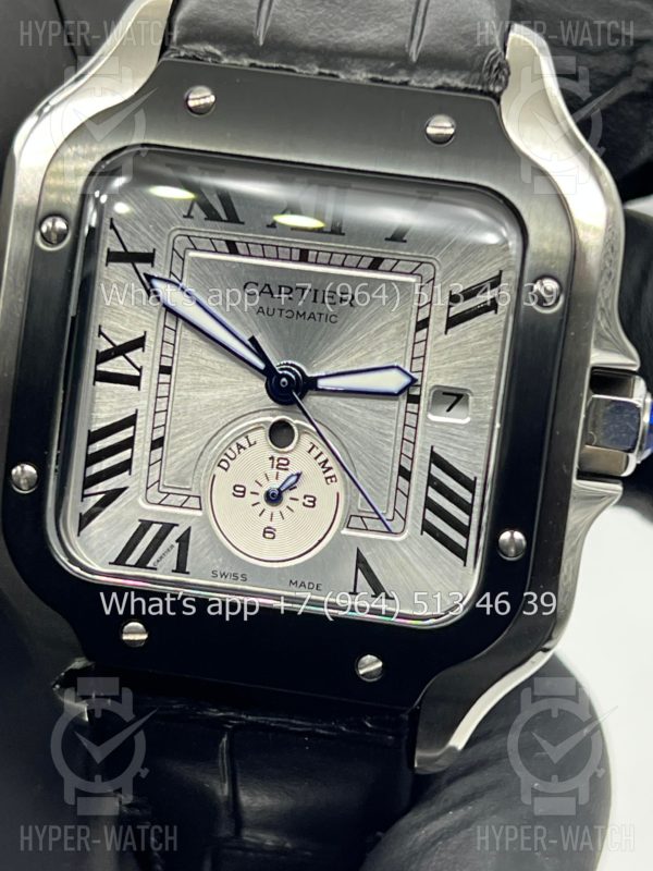 Товар Cartier Santos De Cartier 40mm Dual Time Art 8998 Фото 9 - Cartier Santos De Cartier 40mm Dual Time Art 8998