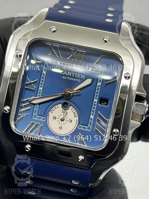 Товар Cartier Santos De Cartier 40mm Dual Time Art 8999 Фото 3 - Cartier Santos De Cartier 40mm Dual Time Art 8999