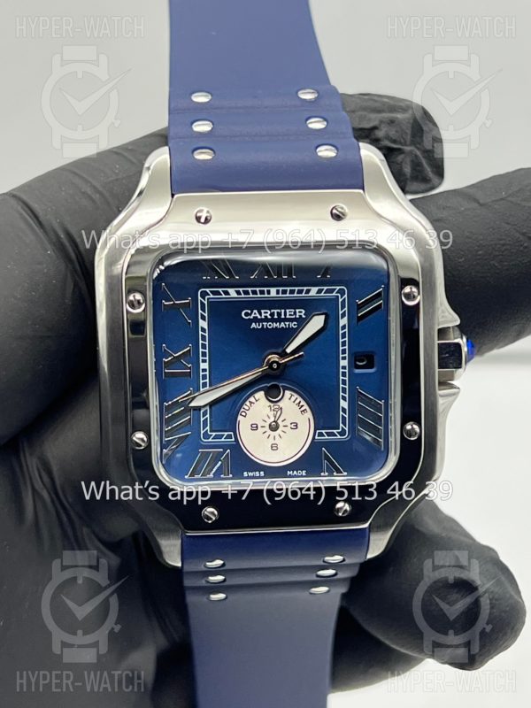 Товар Cartier Santos De Cartier 40mm Dual Time Art 8999 Фото 7 - Cartier Santos De Cartier 40mm Dual Time Art 8999