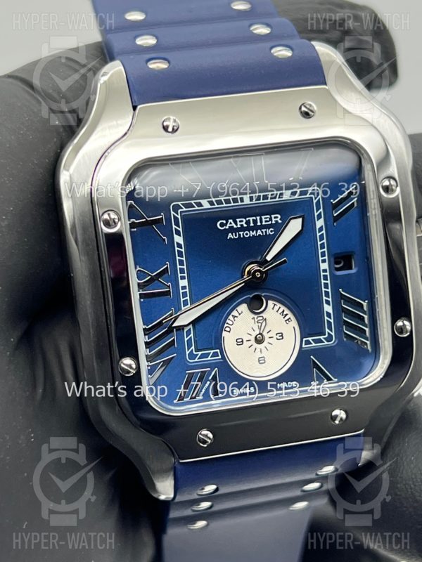 Товар Cartier Santos De Cartier 40mm Dual Time Art 8999 Фото 11 - Cartier Santos De Cartier 40mm Dual Time Art 8999