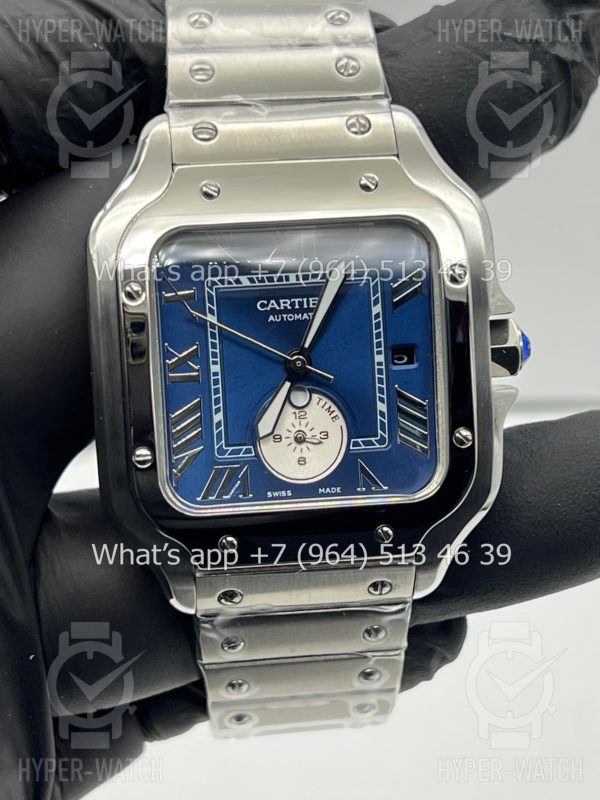 Товар Cartier Santos De Cartier 40mm Dual Time Art 8990 Фото 6 - Cartier Santos De Cartier 40mm Dual Time Art 8990