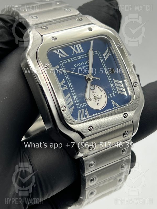 Товар Cartier Santos De Cartier 40mm Dual Time Art 8990 Фото 11 - Cartier Santos De Cartier 40mm Dual Time Art 8990