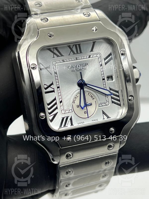 Товар Cartier Santos De Cartier 40mm Dual Time Art 8991 Фото 5 - Cartier Santos De Cartier 40mm Dual Time Art 8991