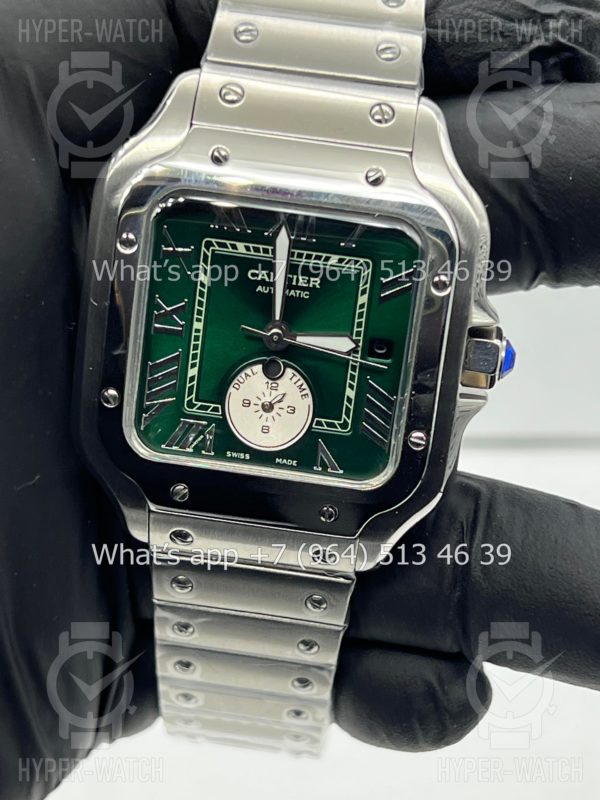 Товар Cartier Santos De Cartier 40mm Dual Time Art 8992 Фото 2 - Cartier Santos De Cartier 40mm Dual Time Art 8992