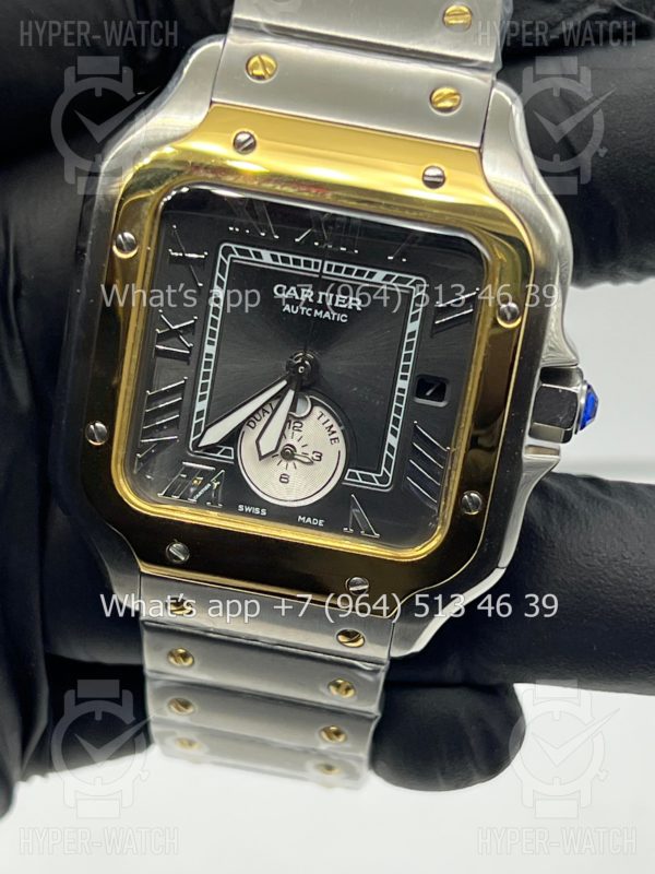 Фото 2 - Cartier Santos De Cartier 40mm Dual Time Art 8995
