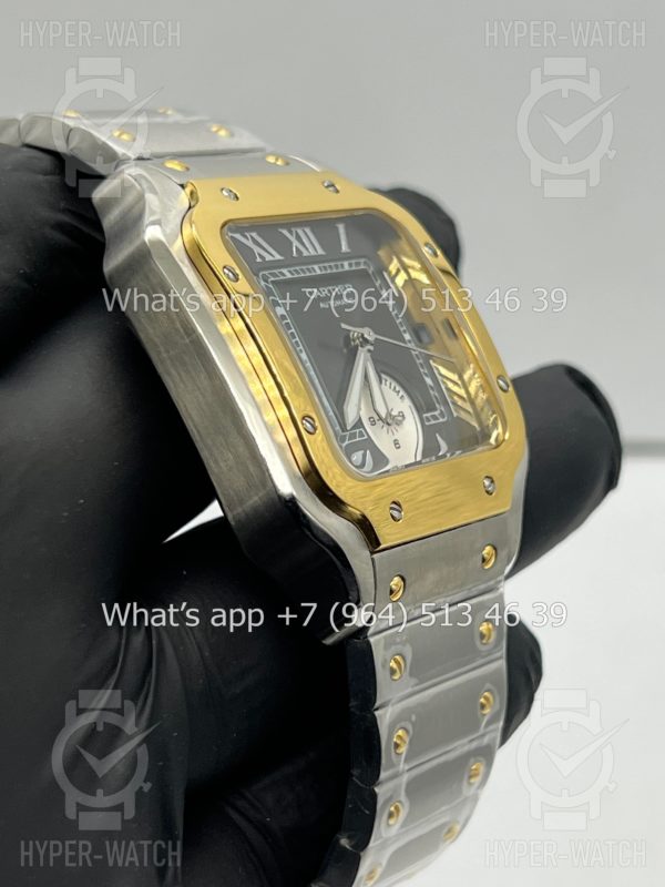 Фото 6 - Cartier Santos De Cartier 40mm Dual Time Art 8995
