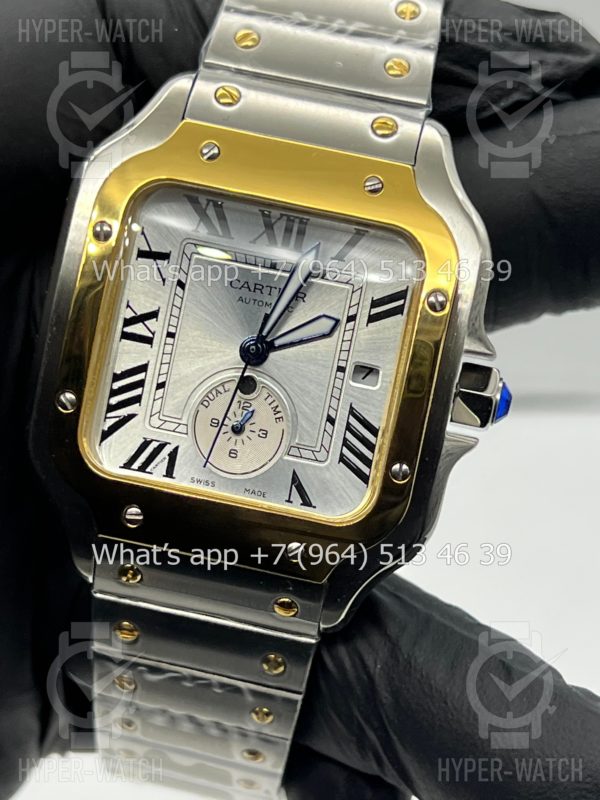 Товар Cartier Santos De Cartier 40mm Dual Time Art 8996 Фото 2 - Cartier Santos De Cartier 40mm Dual Time Art 8996