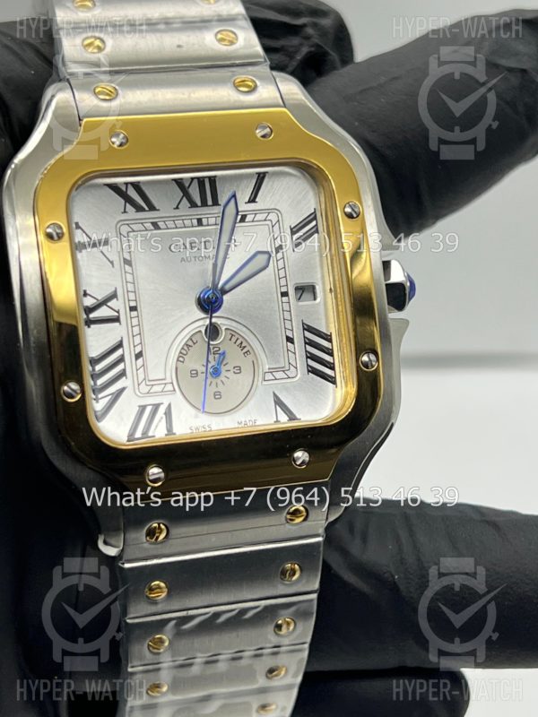 Товар Cartier Santos De Cartier 40mm Dual Time Art 8996 Фото 4 - Cartier Santos De Cartier 40mm Dual Time Art 8996