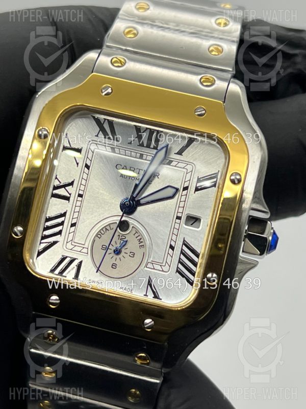 Товар Cartier Santos De Cartier 40mm Dual Time Art 8996 Фото 5 - Cartier Santos De Cartier 40mm Dual Time Art 8996