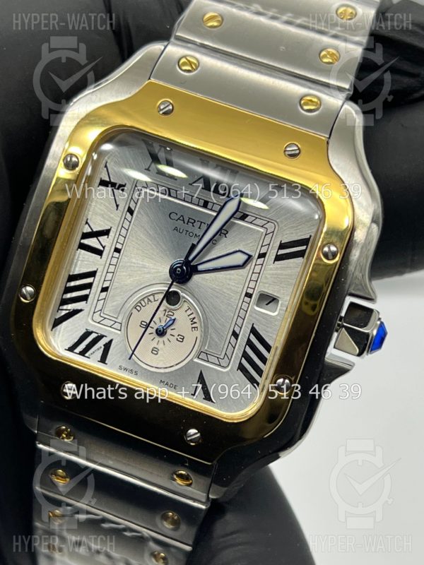 Товар Cartier Santos De Cartier 40mm Dual Time Art 8996 Фото 7 - Cartier Santos De Cartier 40mm Dual Time Art 8996