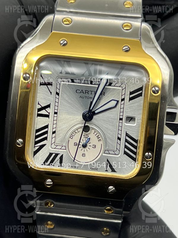 Товар Cartier Santos De Cartier 40mm Dual Time Art 8996 Фото 8 - Cartier Santos De Cartier 40mm Dual Time Art 8996