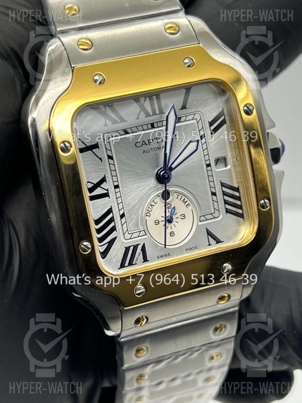 Товар Cartier Santos De Cartier 40mm Dual Time Art 8996 Фото 9 - Cartier Santos De Cartier 40mm Dual Time Art 8996