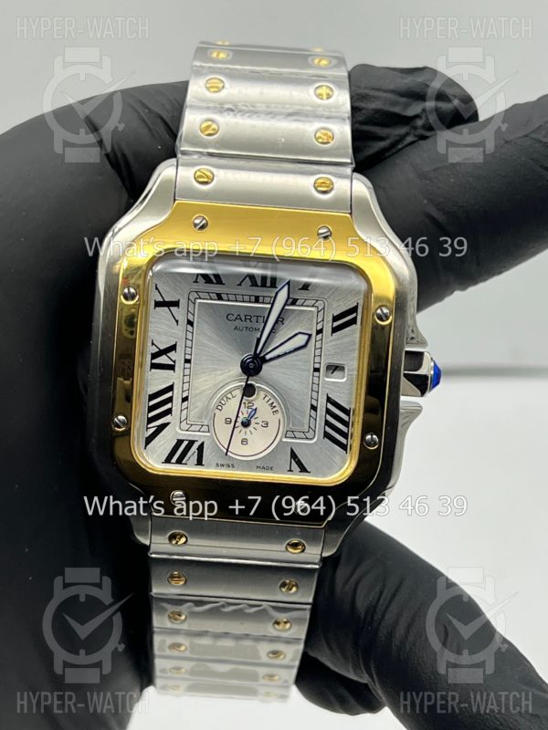 Товар Cartier Santos De Cartier 40mm Dual Time Art 8996 Фото 10 - Cartier Santos De Cartier 40mm Dual Time Art 8996