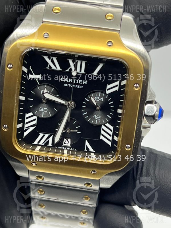 Фото 10 - Cartier Santos de Cartier 43mm Art 8985