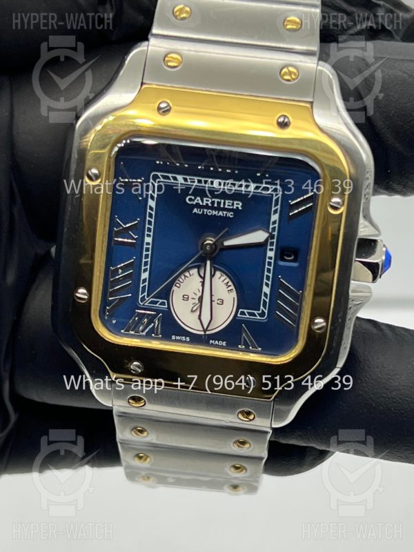 Товар Cartier Santos De Cartier 40mm Dual Time Art 8989 Фото 2 - Cartier Santos De Cartier 40mm Dual Time Art 8989