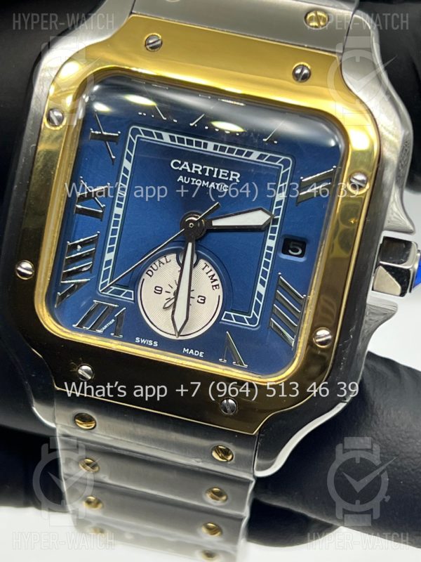 Товар Cartier Santos De Cartier 40mm Dual Time Art 8989 Фото 3 - Cartier Santos De Cartier 40mm Dual Time Art 8989