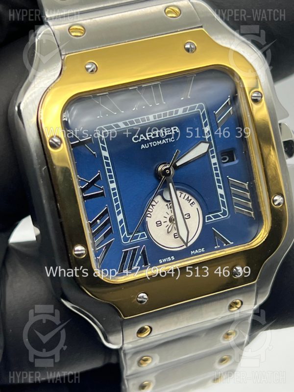 Товар Cartier Santos De Cartier 40mm Dual Time Art 8989 Фото 4 - Cartier Santos De Cartier 40mm Dual Time Art 8989