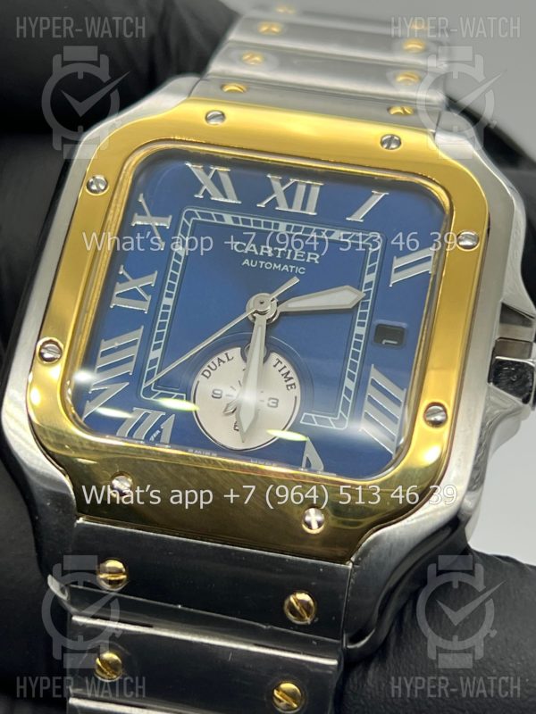 Товар Cartier Santos De Cartier 40mm Dual Time Art 8989 Фото 5 - Cartier Santos De Cartier 40mm Dual Time Art 8989