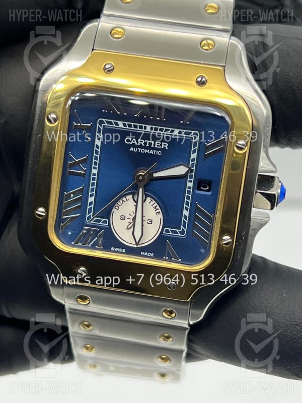 Товар Cartier Santos De Cartier 40mm Dual Time Art 8989 Фото 6 - Cartier Santos De Cartier 40mm Dual Time Art 8989