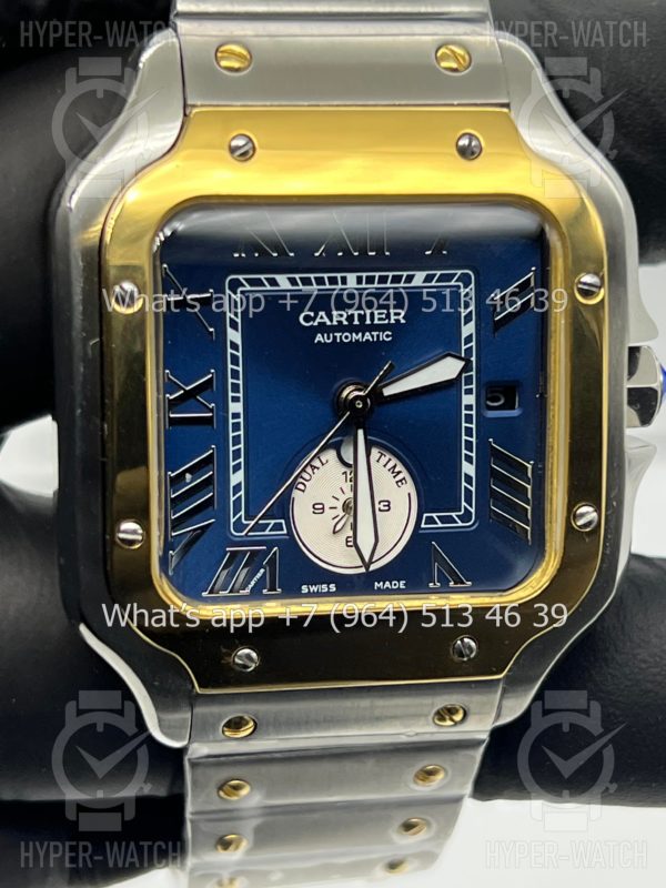 Товар Cartier Santos De Cartier 40mm Dual Time Art 8989 Фото 9 - Cartier Santos De Cartier 40mm Dual Time Art 8989