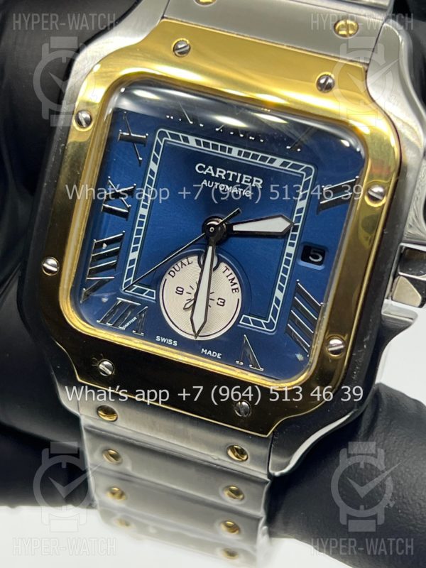 Товар Cartier Santos De Cartier 40mm Dual Time Art 8989 Фото 10 - Cartier Santos De Cartier 40mm Dual Time Art 8989