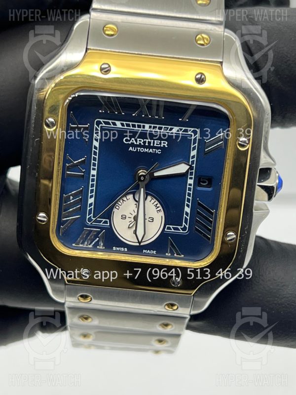 Товар Cartier Santos De Cartier 40mm Dual Time Art 8989 Фото 11 - Cartier Santos De Cartier 40mm Dual Time Art 8989
